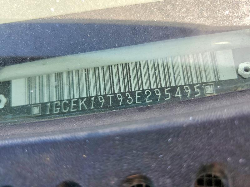Продажа на аукционе авто 2003 Chevrolet Silverado, vin: 1GCEK19T93E295495, номер лота: 46138126