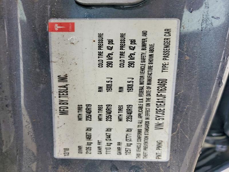 Aukcja sprzedaży 2018 Tesla Model 3, vin: 5YJ3E1EA1JF163460, numer aukcji: 79477605