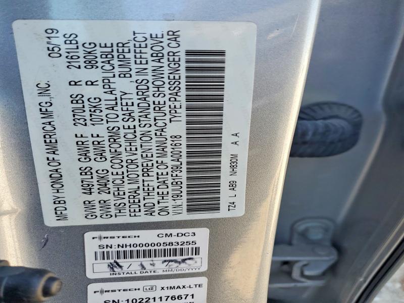 Продажа на аукционе авто 2020 Acura Tlx, vin: 19UUB1F39LA001618, номер лота: 45453666