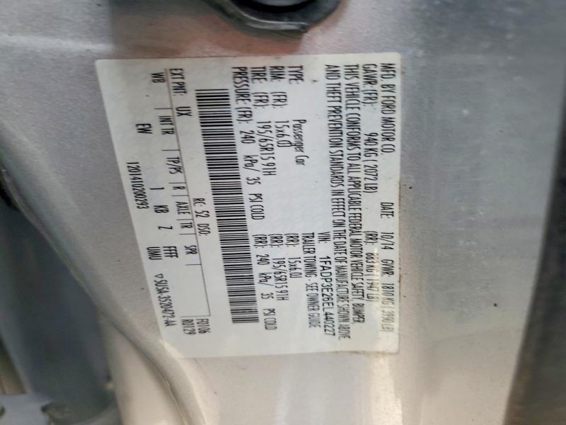 Продажа на аукционе авто 2014 Ford Focus, vin: 1FADP3E26EL440227, номер лота: 48110026