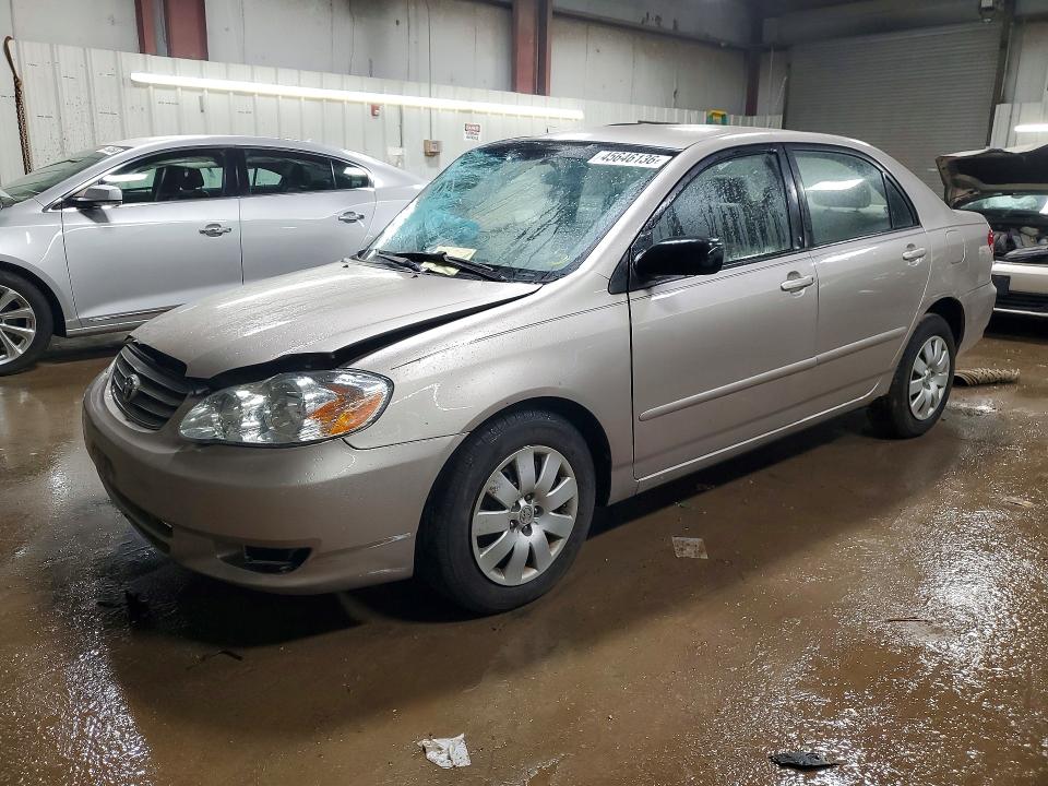 45646136 :رقم المزاد ، 1NXBR32E93Z128237 vin ، 2003 Toyota Corolla مزاد بيع