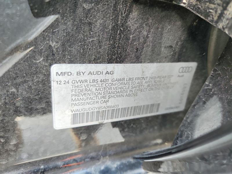 Aukcja sprzedaży 2025 Audi A3, vin: WAUGUDGY8SA068403, numer aukcji: 79627075