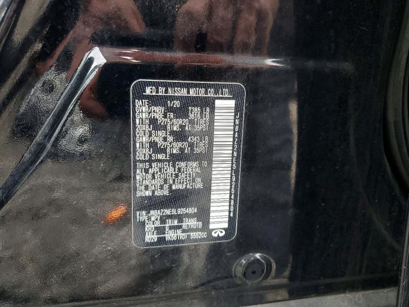 Продажа на аукционе авто 2020 Infiniti Qx80, vin: JN8AZ2NE5L9254804, номер лота: 79760645
