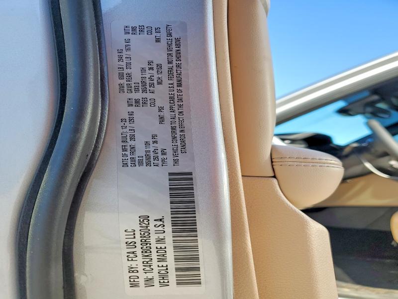 Aukcja sprzedaży 2024 Jeep Grand Cherokee, vin: 1C4RJKBG9R8504250, numer aukcji: 45973876
