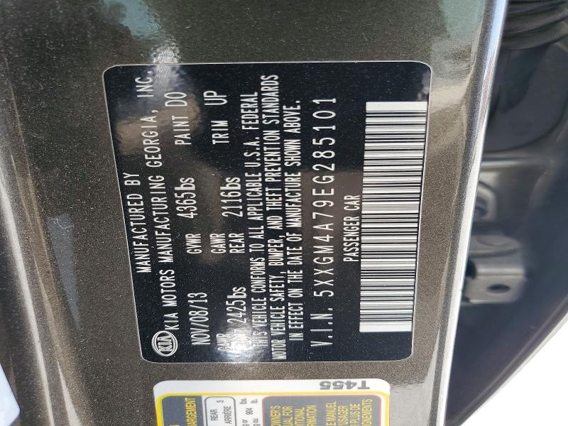 Aukcja sprzedaży 2014 Kia Optima, vin: 5XXGM4A79EG285101, numer aukcji: 47345846