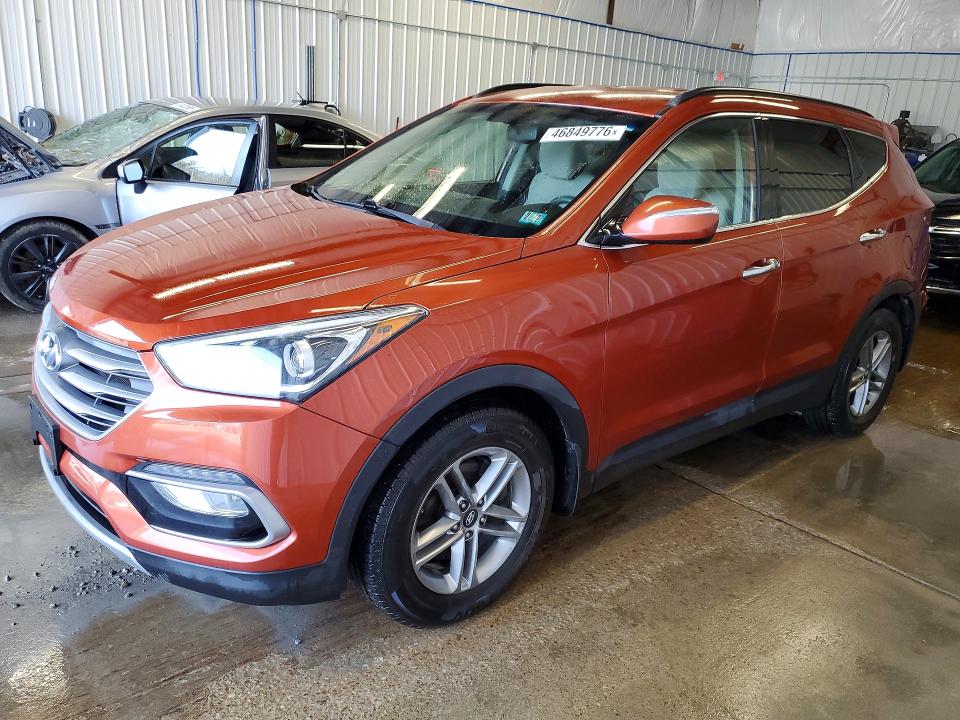 46849776 :رقم المزاد ، 5XYZUDLB1JG522096 vin ، 2018 Hyundai Santa Fe Sport مزاد بيع