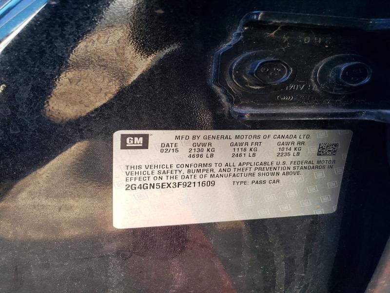 Продаж на аукціоні авто 2015 Buick Regal, vin: 2G4GN5EX3F9211609, номер лоту: 41934496