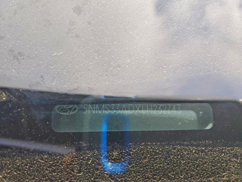 42058456 :رقم المزاد ، 5NMS33ADXLH232743 vin ، 2020 Hyundai Santa Fe مزاد بيع
