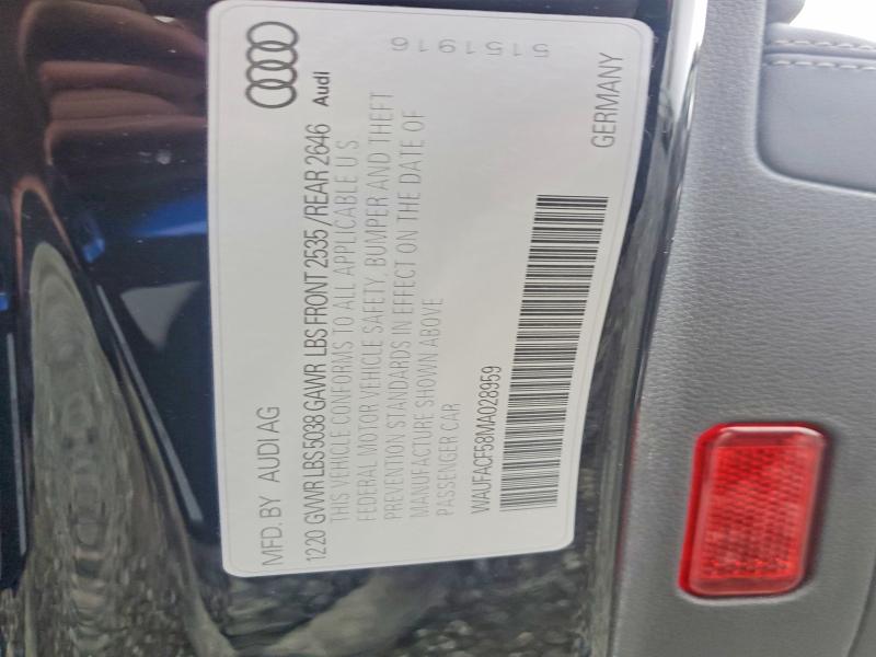 Продаж на аукціоні авто 2021 Audi A5, vin: WAUFACF58MA028959, номер лоту: 79798925
