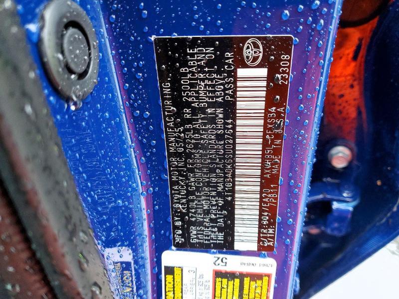 Продажа на аукционе авто 2025 Toyota Camry, vin: 4T1DBADK6SU027644, номер лота: 45890986