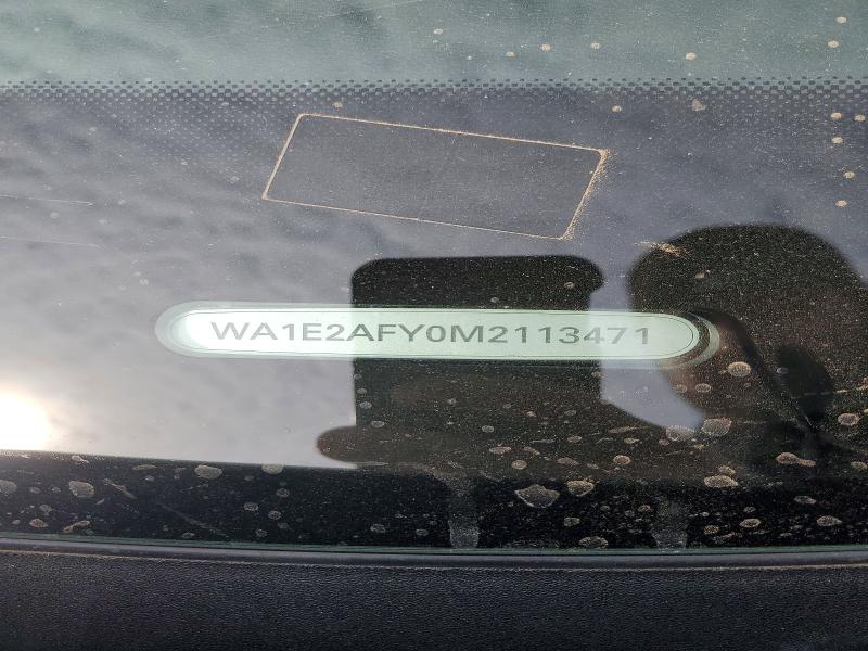 2021 Audi Q5 E მანქანა იყიდება აუქციონზე, vin: WA1E2AFY0M2113471, აუქციონის ნომერი: 47155706