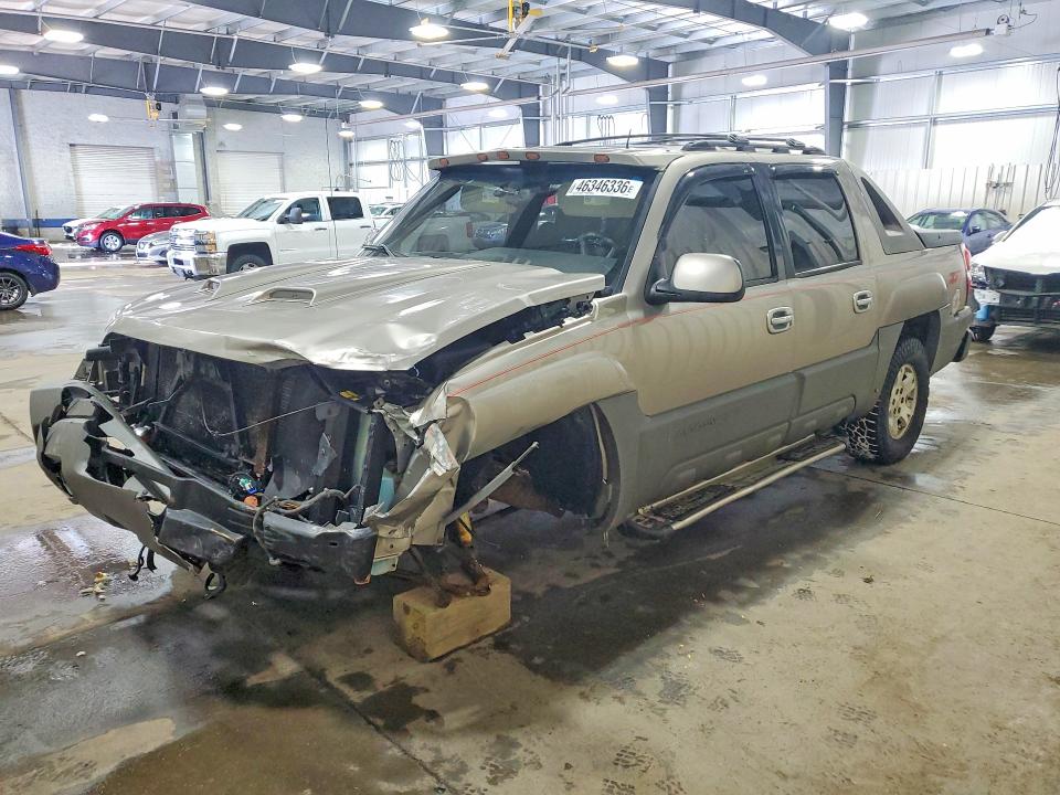 46346336 :رقم المزاد ، 3GNEK13TX2G163868 vin ، 2002 Chevrolet Avalanche مزاد بيع