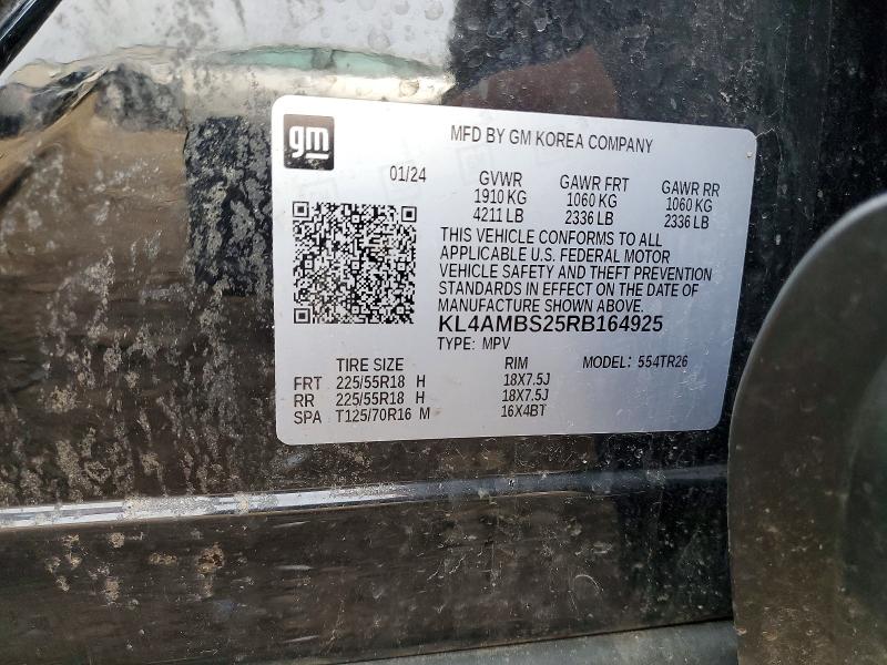 2024 Buick Encore Gx მანქანა იყიდება აუქციონზე, vin: KL4AMBS25RB164925, აუქციონის ნომერი: 46873846
