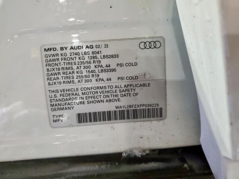 Aukcja sprzedaży 2023 Audi Q4 E-tron, vin: WA1L2BFZXPP039229, numer aukcji: 79962715