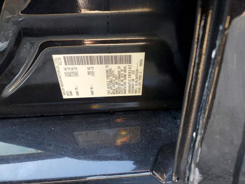 46743506 :رقم المزاد ، 1N4AA6AP3JC389142 vin ، 2018 Nissan Maxima مزاد بيع