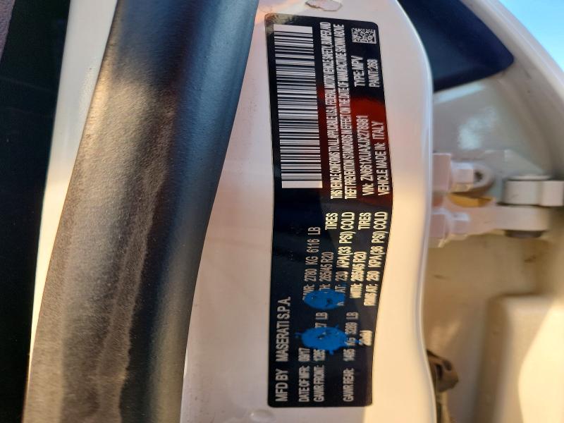 2018 Maserati Levante მანქანა იყიდება აუქციონზე, vin: ZN661XUAXJX278981, აუქციონის ნომერი: 79843455