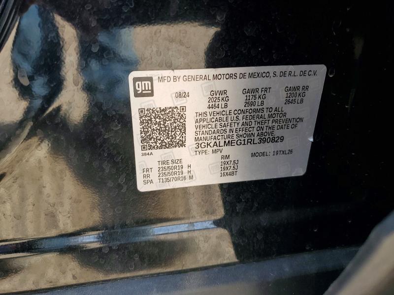 2024 Gmc Terrain მანქანა იყიდება აუქციონზე, vin: 3GKALMEG1RL390829, აუქციონის ნომერი: 48289076