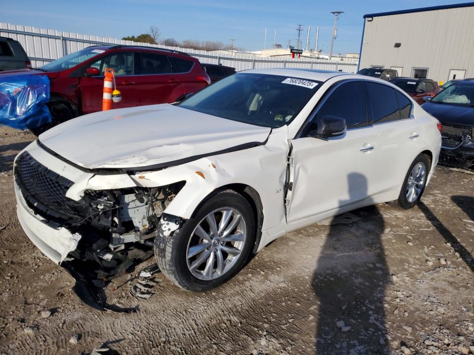 76820425 :رقم المزاد ، JN1BV7AR2FM397537 vin ، 2015 Infiniti Q50 مزاد بيع