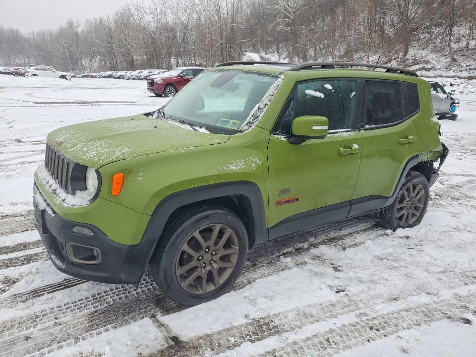 2016 Jeep Renegade მანქანა იყიდება აუქციონზე, vin: ZACCJBBT5GPC66423, აუქციონის ნომერი: 79737585