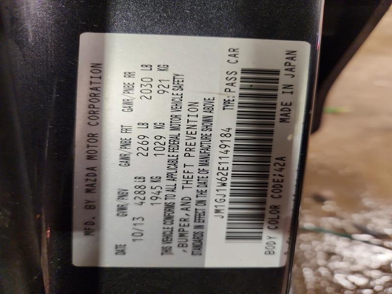 Продаж на аукціоні авто 2014 Mazda 6, vin: JM1GJ1W62E1149184, номер лоту: 46006456