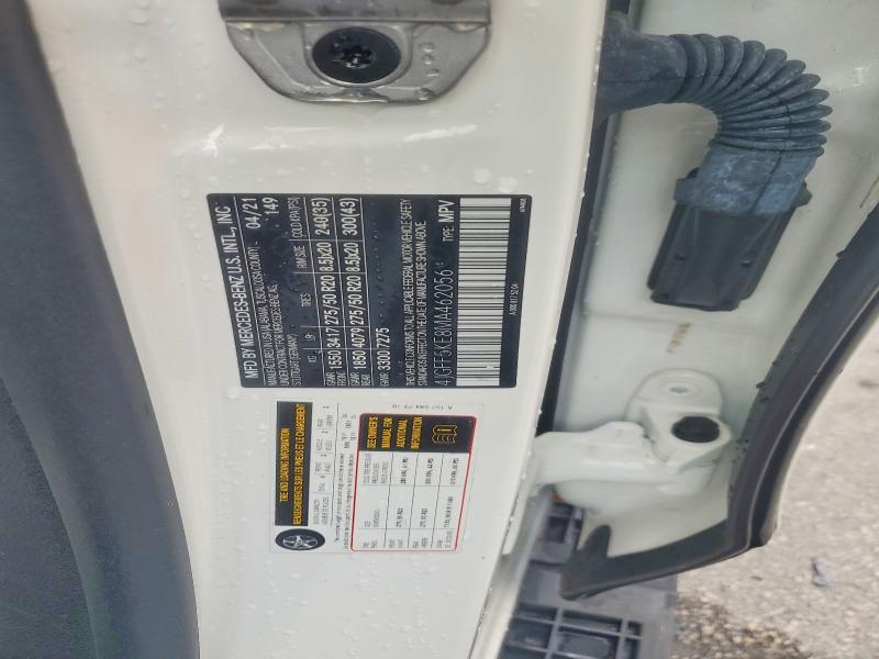 Aukcja sprzedaży 2021 Mercedes-benz Gls, vin: 4JGFF5KE8MA462056, numer aukcji: 46182406