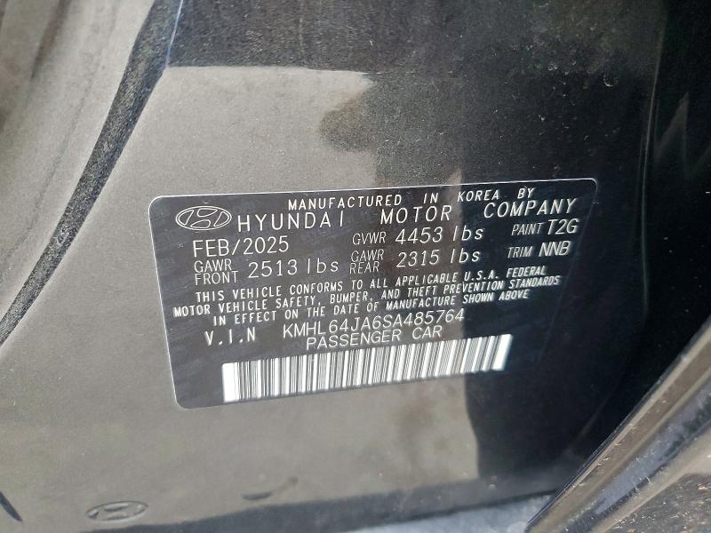 Продажа на аукционе авто 2025 Hyundai Sonata, vin: KMHL64JA6SA485764, номер лота: 79433225