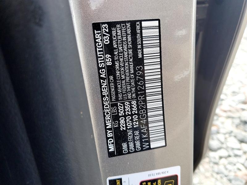 Aukcja sprzedaży 2023 Mercedes-benz C, vin: W1KAF4GB2PR126793, numer aukcji: 45580136