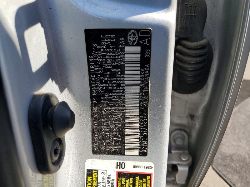Продаж на аукціоні авто 2017 Toyota Corolla, vin: 2T1BURHE3HC758093, номер лоту: 46957446