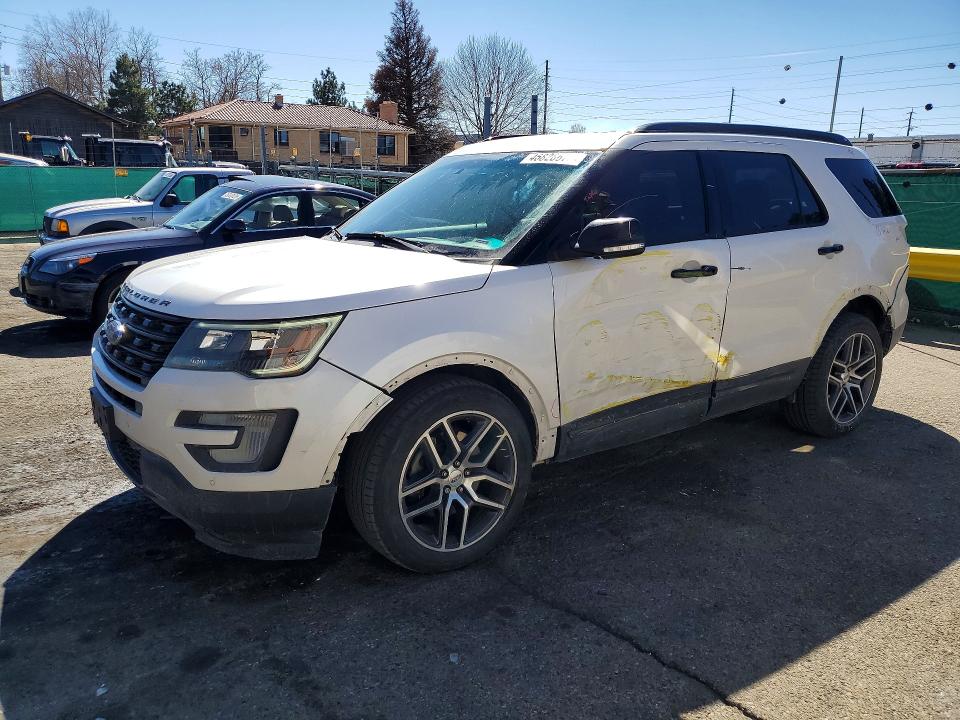 46828676 :رقم المزاد ، 1FM5K8GT5GGA85395 vin ، 2016 Ford Explorer مزاد بيع