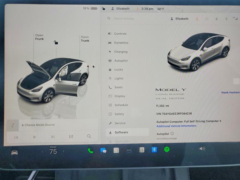 Aukcja sprzedaży 2024 Tesla Model Y, vin: 7SAYGAEE3RF064236, numer aukcji: 78829075