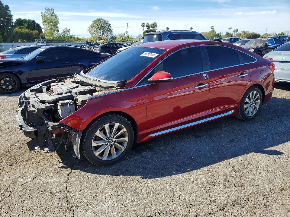 2015 Hyundai Sonata მანქანა იყიდება აუქციონზე, vin: 5NPE34AF6FH223226, აუქციონის ნომერი: 46215406