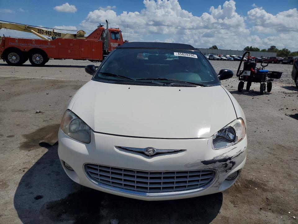 Продажа на аукционе авто 2002 Chrysler Sebring, vin: 1C3EL65R72N262387, номер лота: 45828296