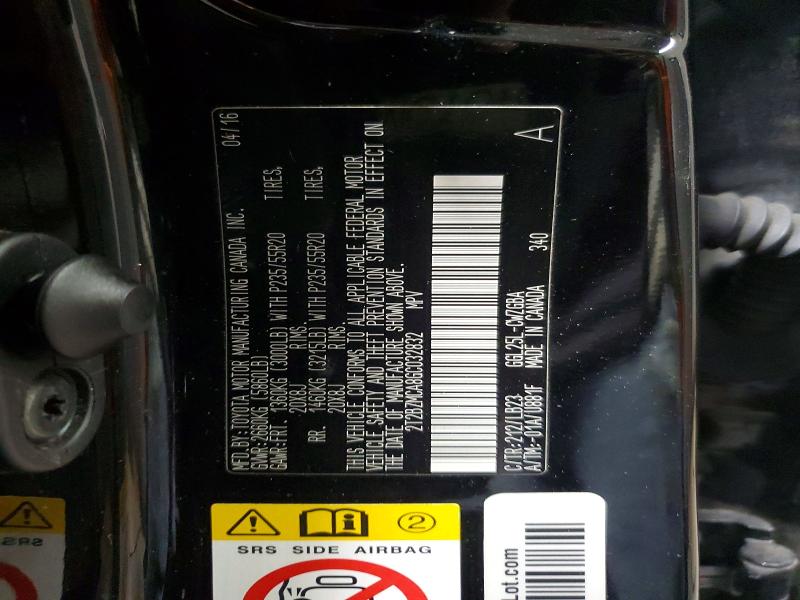 Продаж на аукціоні авто 2016 Lexus Rx 350, vin: 2T2BZMCA8GC032832, номер лоту: 41835906