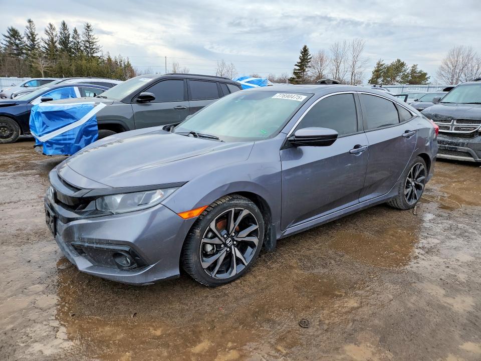 2020 Honda Civic მანქანა იყიდება აუქციონზე, vin: 2HGFC2F82LH015515, აუქციონის ნომერი: 77690475