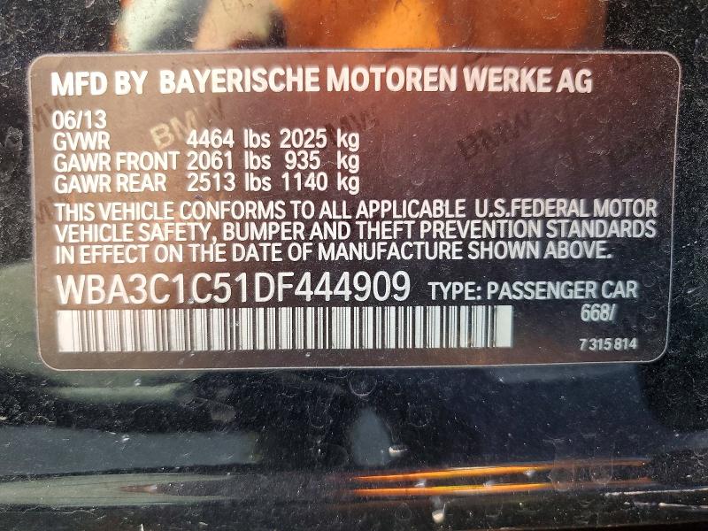 Продажа на аукционе авто 2013 Bmw 328, vin: WBA3C1C51DF444909, номер лота: 46381606