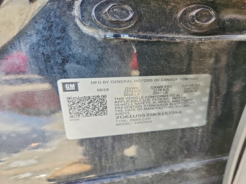Aukcja sprzedaży 2019 Cadillac Xts, vin: 2G61U5S35K9157354, numer aukcji: 79784635