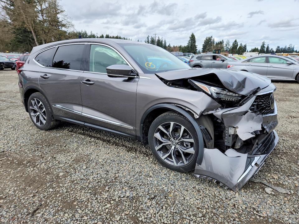 2022 Acura Mdx მანქანა იყიდება აუქციონზე, vin: 5J8YE1H41NL038541, აუქციონის ნომერი: 41756246