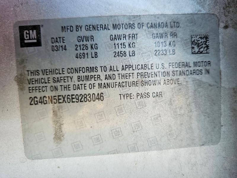 Продажа на аукционе авто 2014 Buick Regal, vin: 2G4GN5EX6E9283046, номер лота: 46385516
