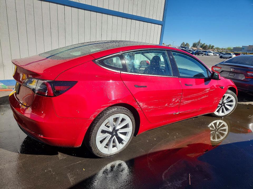 47102236 :رقم المزاد ، 5YJ3E1EA9NF369826 vin ، 2022 Tesla Model 3 مزاد بيع