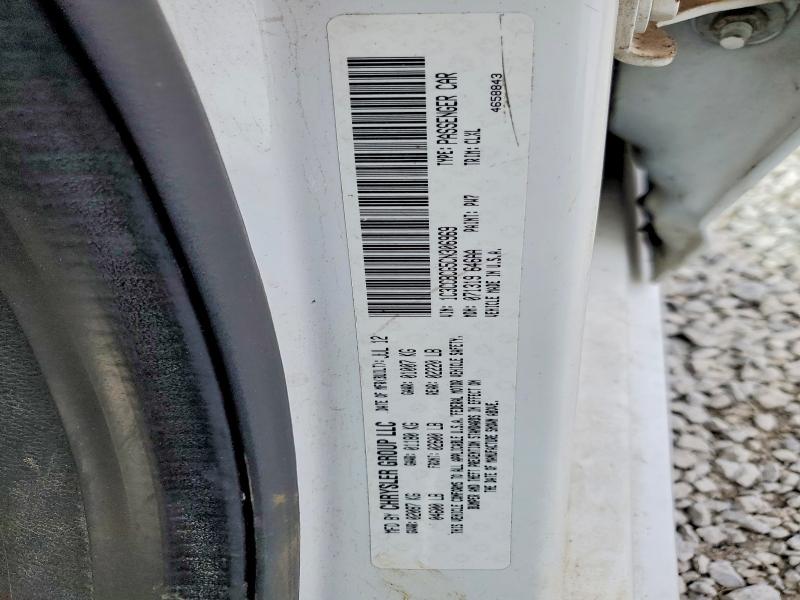 Продаж на аукціоні авто 2012 Chrysler 200, vin: 1C3CCBCG5CN306969, номер лоту: 45784286
