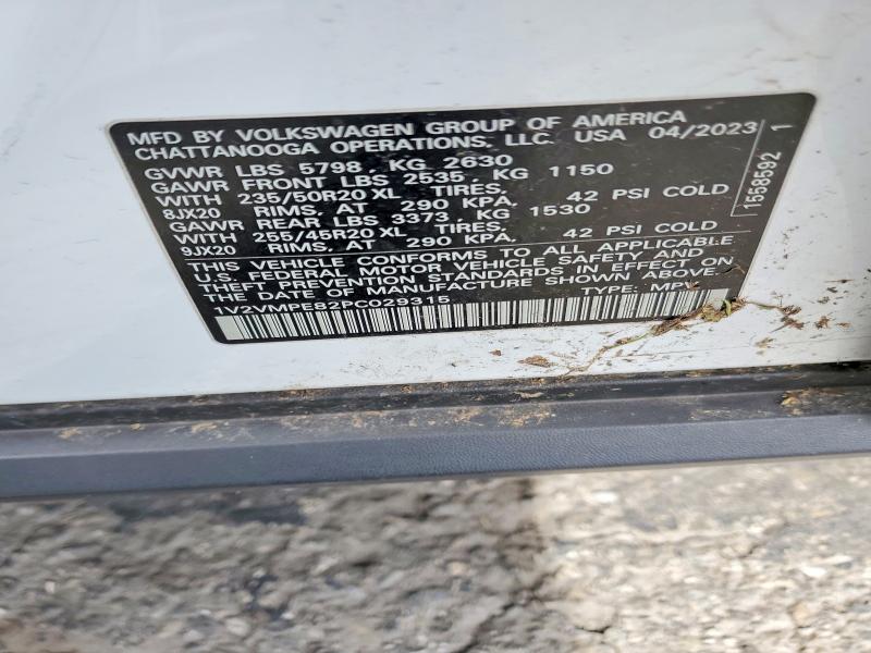 Aukcja sprzedaży 2023 Volkswagen Id.4, vin: 1V2VMPE82PC029315, numer aukcji: 79383845