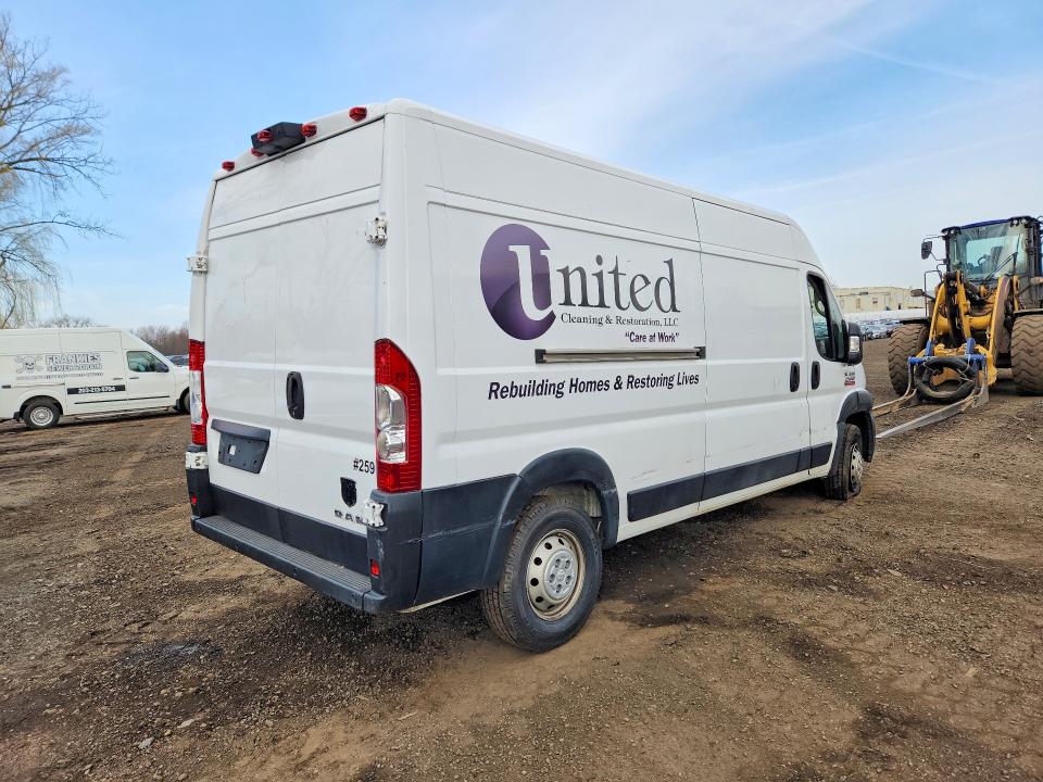 48106986 :رقم المزاد ، 3C6TRVDG9KE518259 vin ، 2019 Ram Promaster 2500 مزاد بيع