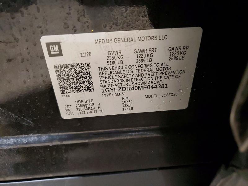 Aukcja sprzedaży 2021 Cadillac Xt4, vin: 1GYFZDR40MF044381, numer aukcji: 45928156
