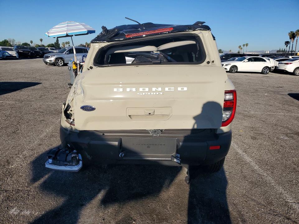 2025 Ford Bronco Sport მანქანა იყიდება აუქციონზე, vin: 3FMCR9CN8SRE97182, აუქციონის ნომერი: 42009846
