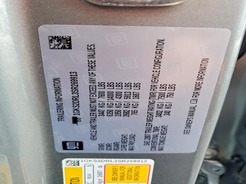 Продаж на аукціоні авто 2025 Gmc Yukon, vin: 1GKS2DRL3SR269913, номер лоту: 41746616