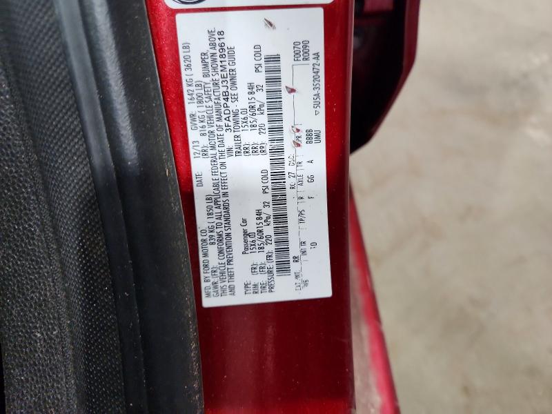 Продаж на аукціоні авто 2014 Ford Fiesta, vin: 3FADP4BJ3EM189618, номер лоту: 47168536