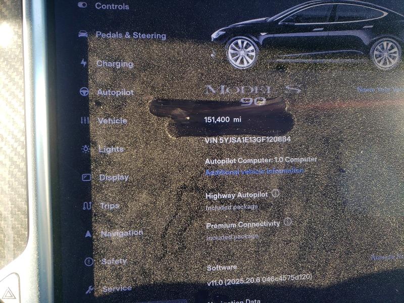 Aukcja sprzedaży 2016 Tesla Model S, vin: 5YJSA1E13GF120884, numer aukcji: 48251436