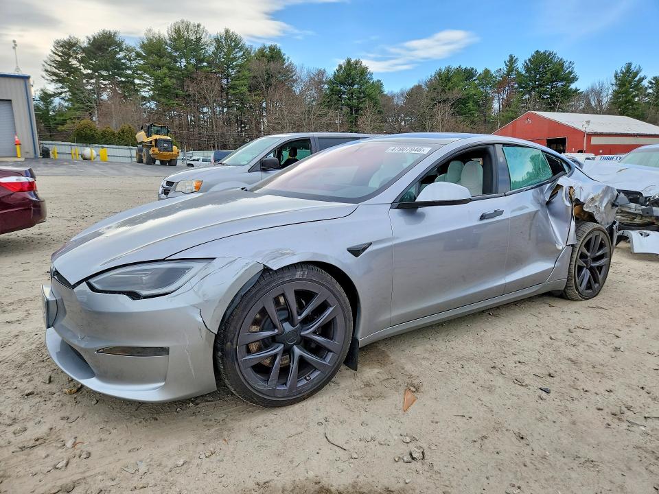 2024 Tesla Model S მანქანა იყიდება აუქციონზე, vin: 5YJSA1E55RF542015, აუქციონის ნომერი: 47907946