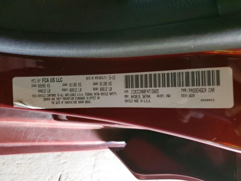 2015 Chrysler 200 მანქანა იყიდება აუქციონზე, vin: 1C3CCCAB8FN715825, აუქციონის ნომერი: 48269846