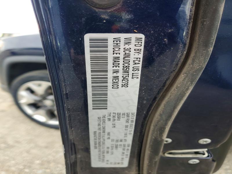 79548795 :رقم المزاد ، 3C4NJDCB5MT542792 vin ، 2021 Jeep Compass مزاد بيع